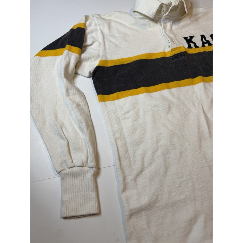 Vintage Kappa Alpha Theta Rugby Polo Shirt Fraternity Size Large - Picture 5 of 7